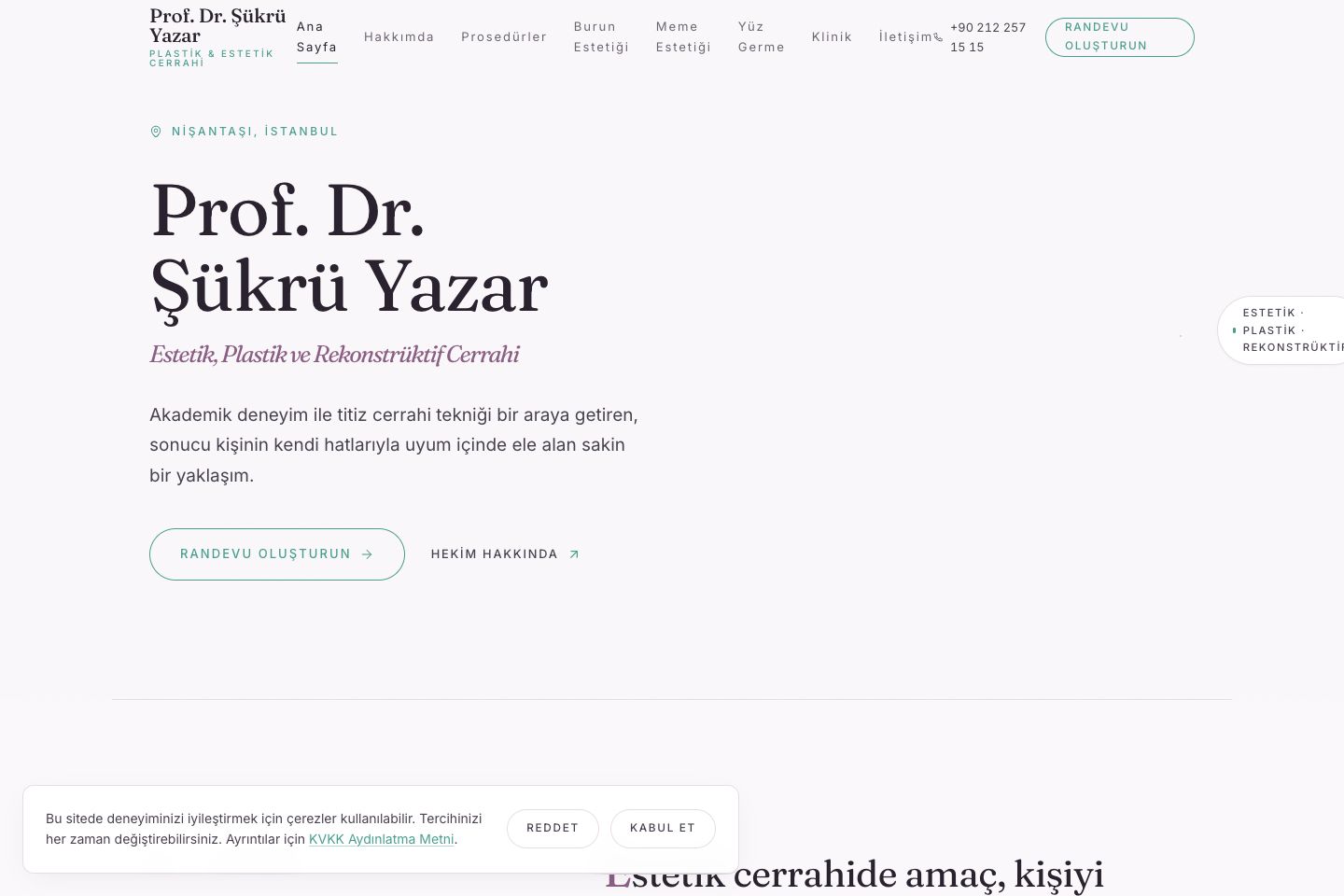 Lâl web tasarımının gerçek ana sayfa önizlemesi